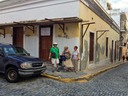 A less scenic street corner in Old San Juan.